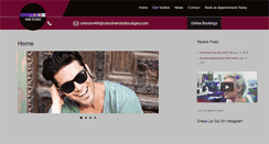 Desktop Screenshot of colorshairstudiocalgary.com